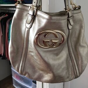 COPY - Authentic Gucci leather Britt GG handbag
